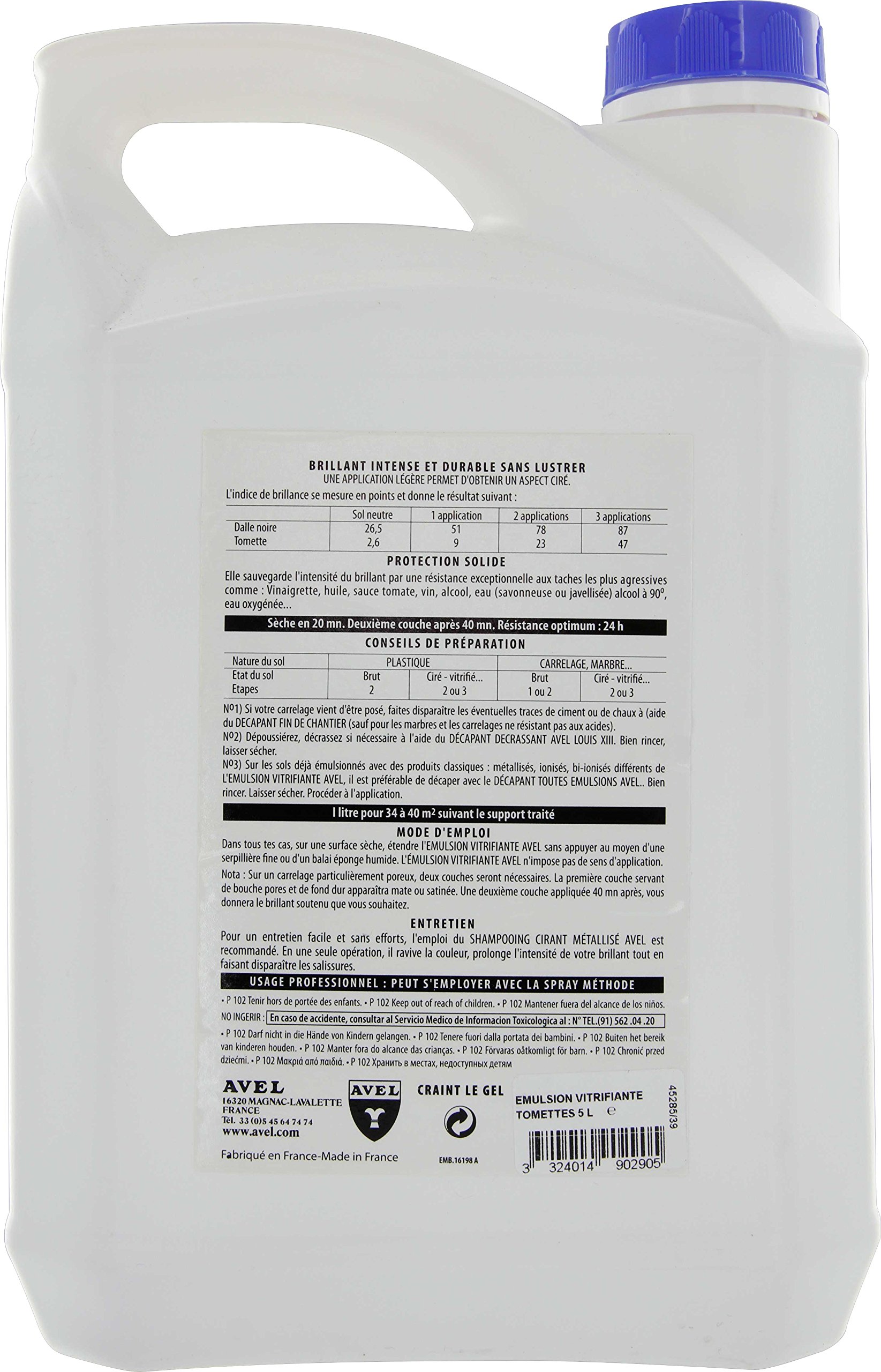 AVEL Emulsion Vitrif. Baldosa Roja 5L