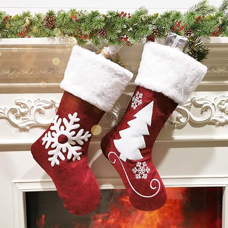 Elegant and Cozy Christmas Stockings for a Festive Holiday