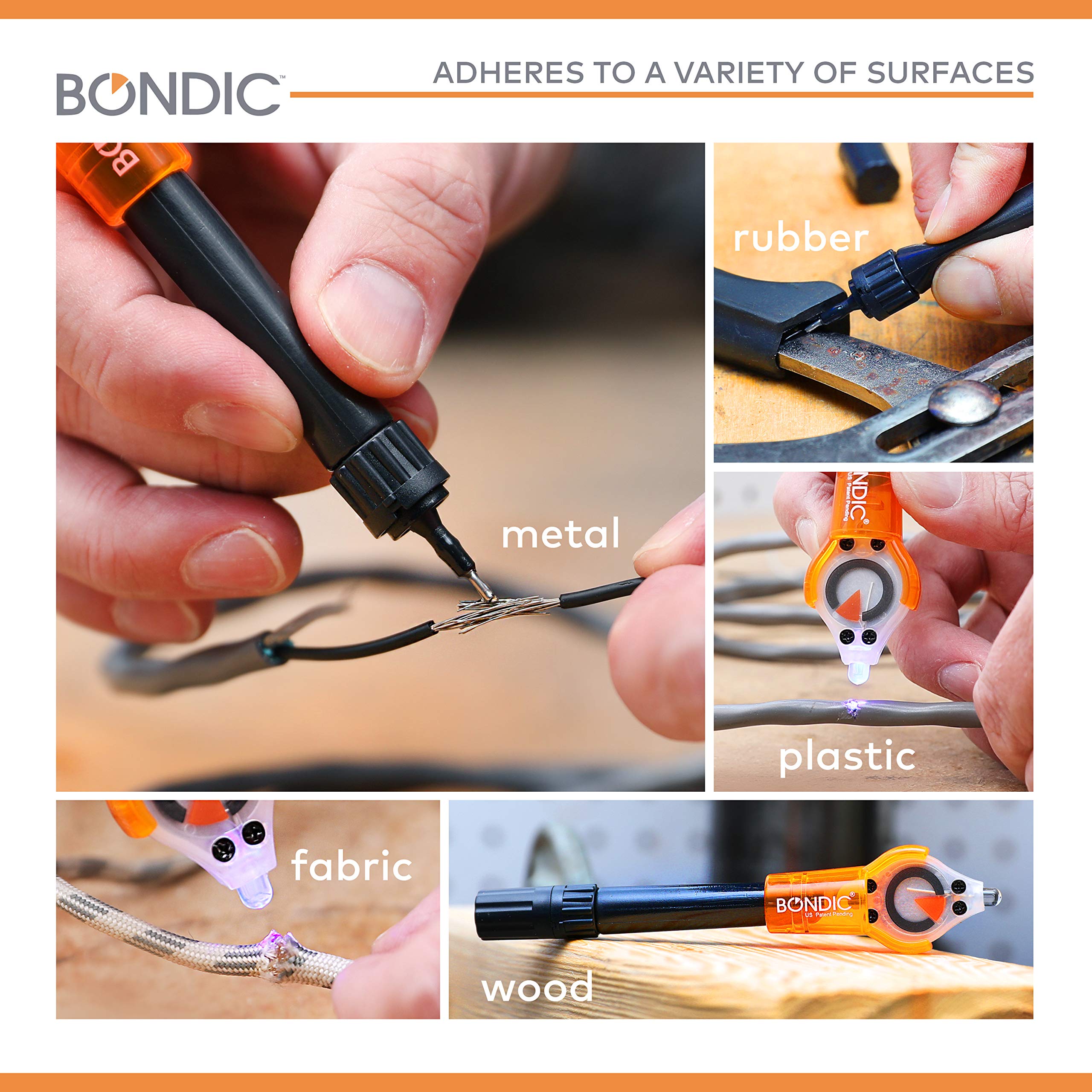 Bondic UV Resin Kit with Light Lamp Plastic Welding Kit, Plastic Repair