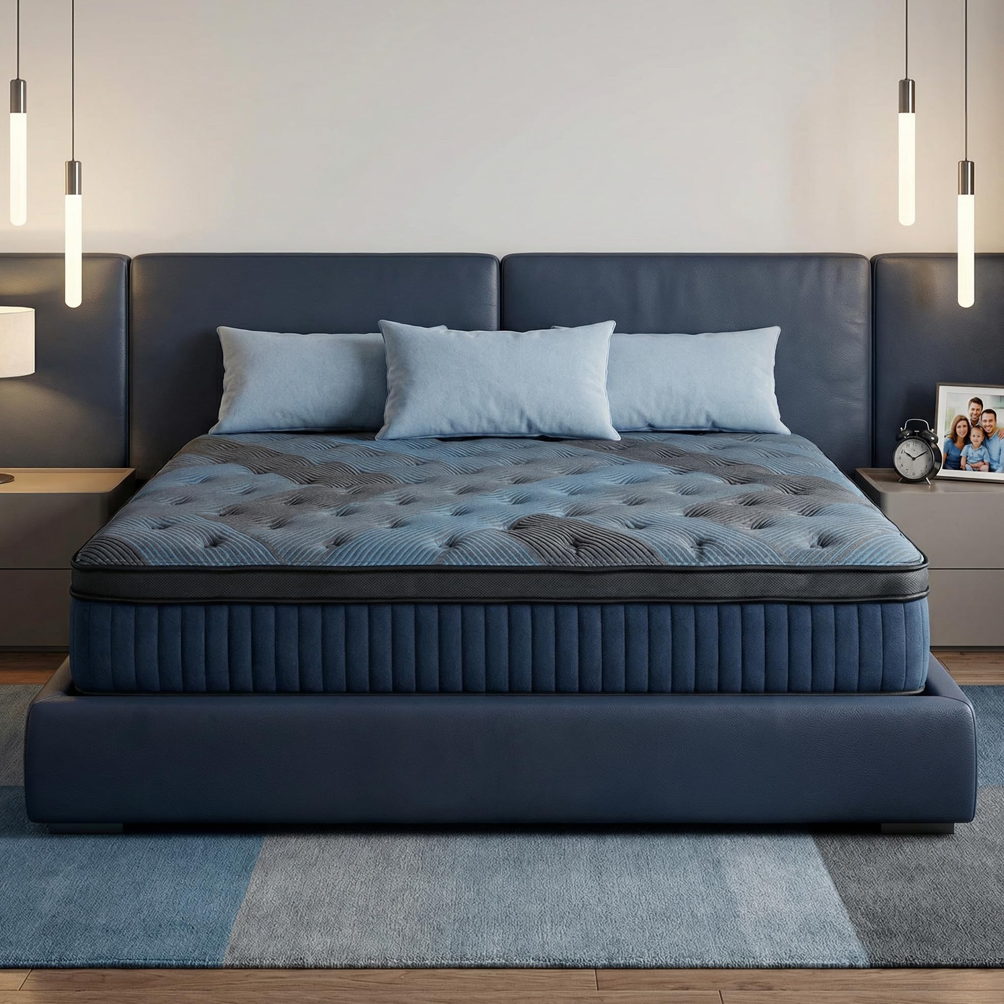 UNZIPE 14 Inch Queen Mattress Firm Hybrid