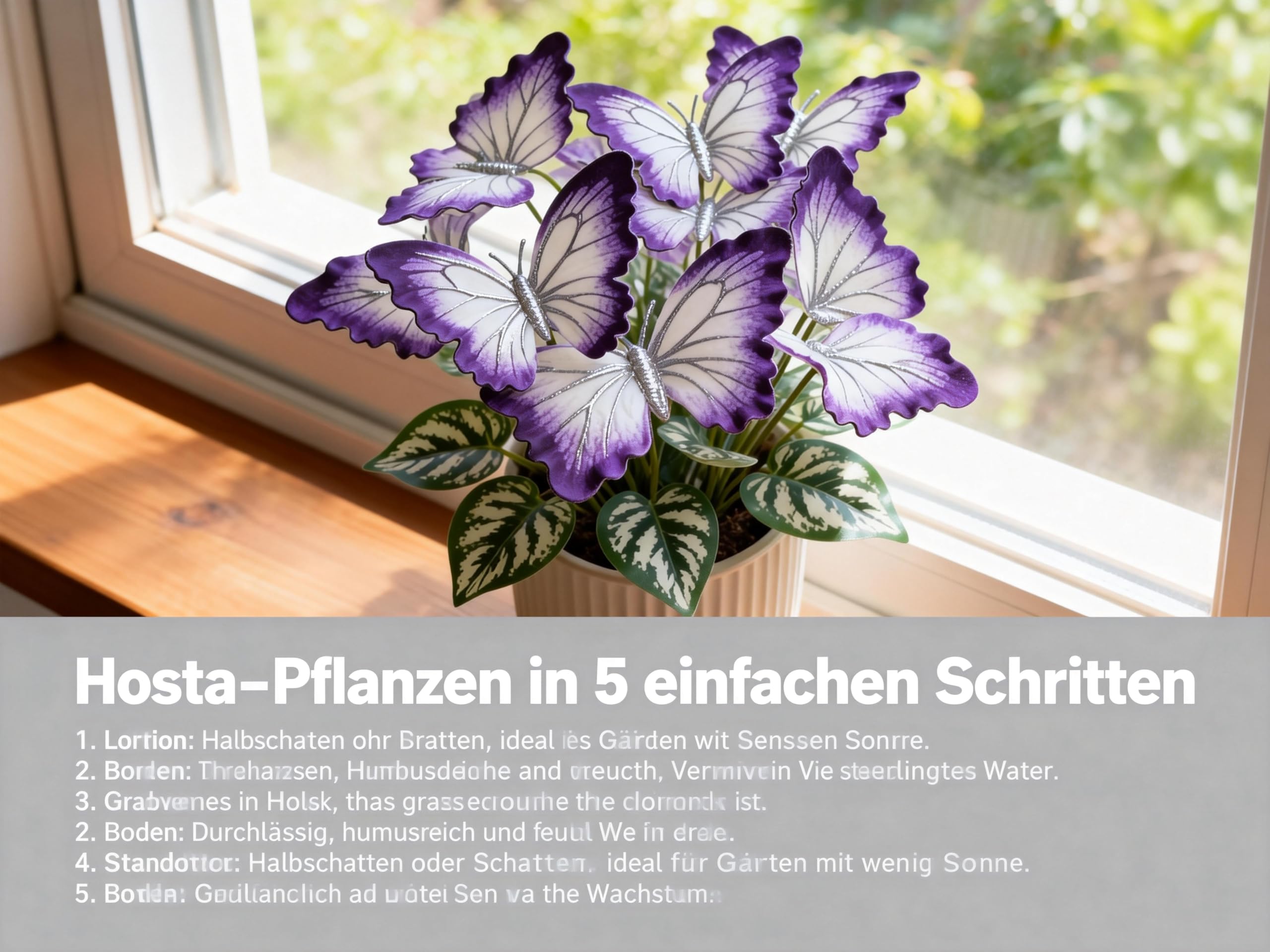 Funkien, odporna na zimno, trwała, nietypowa Hosta, motyl Hosta, kultura ogrodowa firmy Funkien, kwitnąca, optymalna pielęgnacja ogrodu, unikalna 4 kłącza Hosta-A
