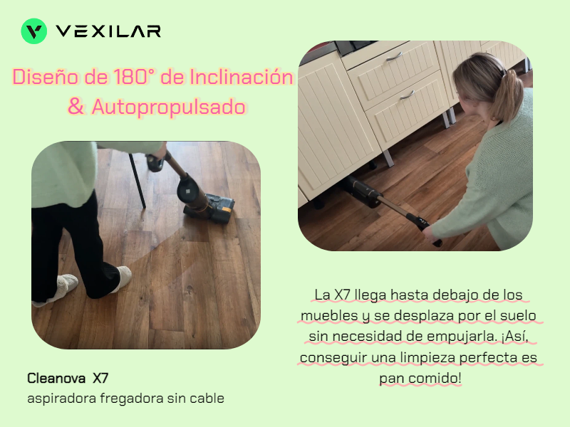 Diseño de 180° de Inclinación y Autopropulsado