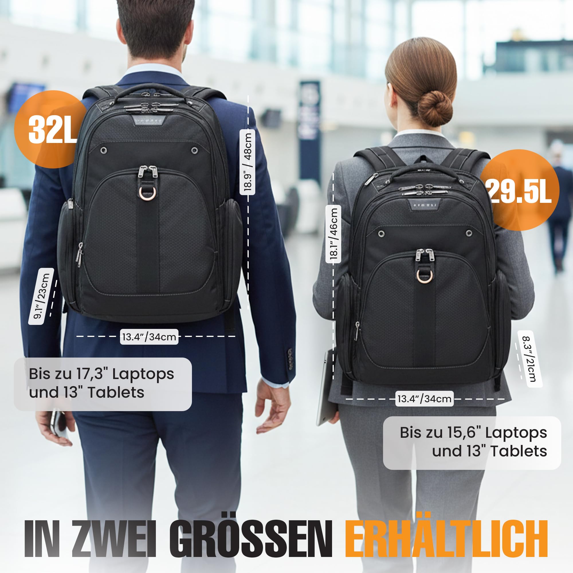 Everki Atlas Business-Laptoprucksack 29 11" – Bild 7
