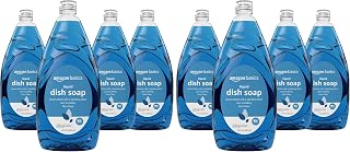 Amazon Basics Dish Soap, Fresh Scent, 30 fl oz, Pack of 8