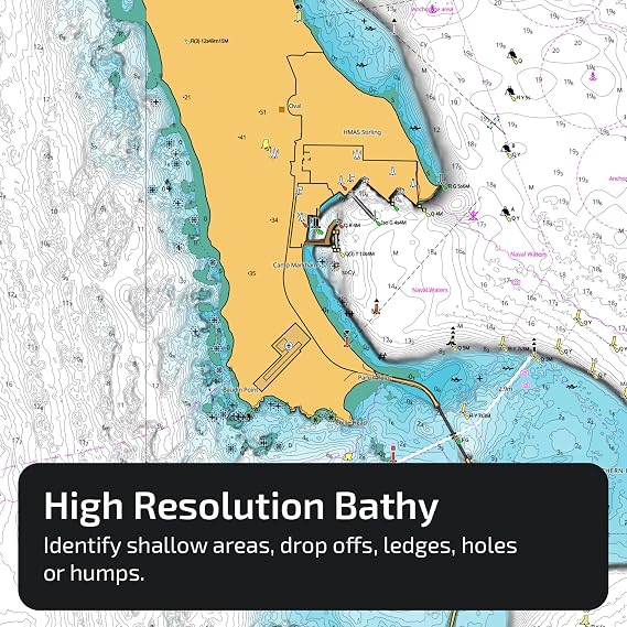 C-MAP Reveal X - West Coast and Baja Peninsula, Map Card for Marine GPS chartplotters