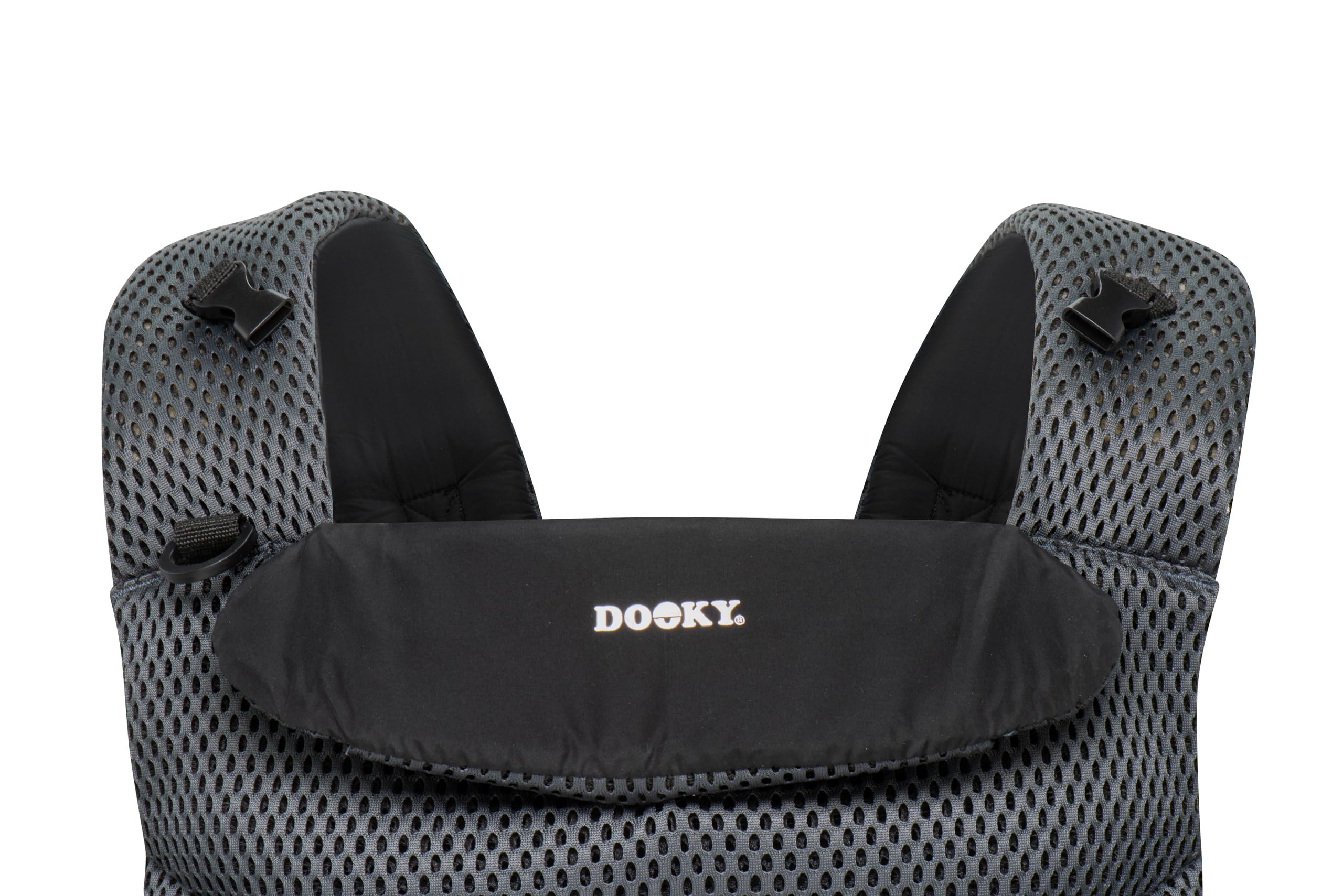 Portabebés ergonómico Dooky Urban Comfort (adecuado desde el nacimiento 0-3 años y 3,5-15 kg, ideal como primeros auxilios para el bebé, tres opciones de transporte diferentes), Grey sapphire