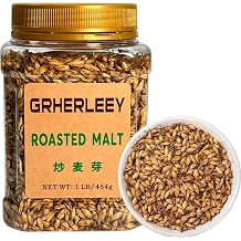 Roasted Malt Barley Tea, 454g/16oz--Dried Natural Roasted Barley Malt, Healthy Herbal Tea, Sealed Can