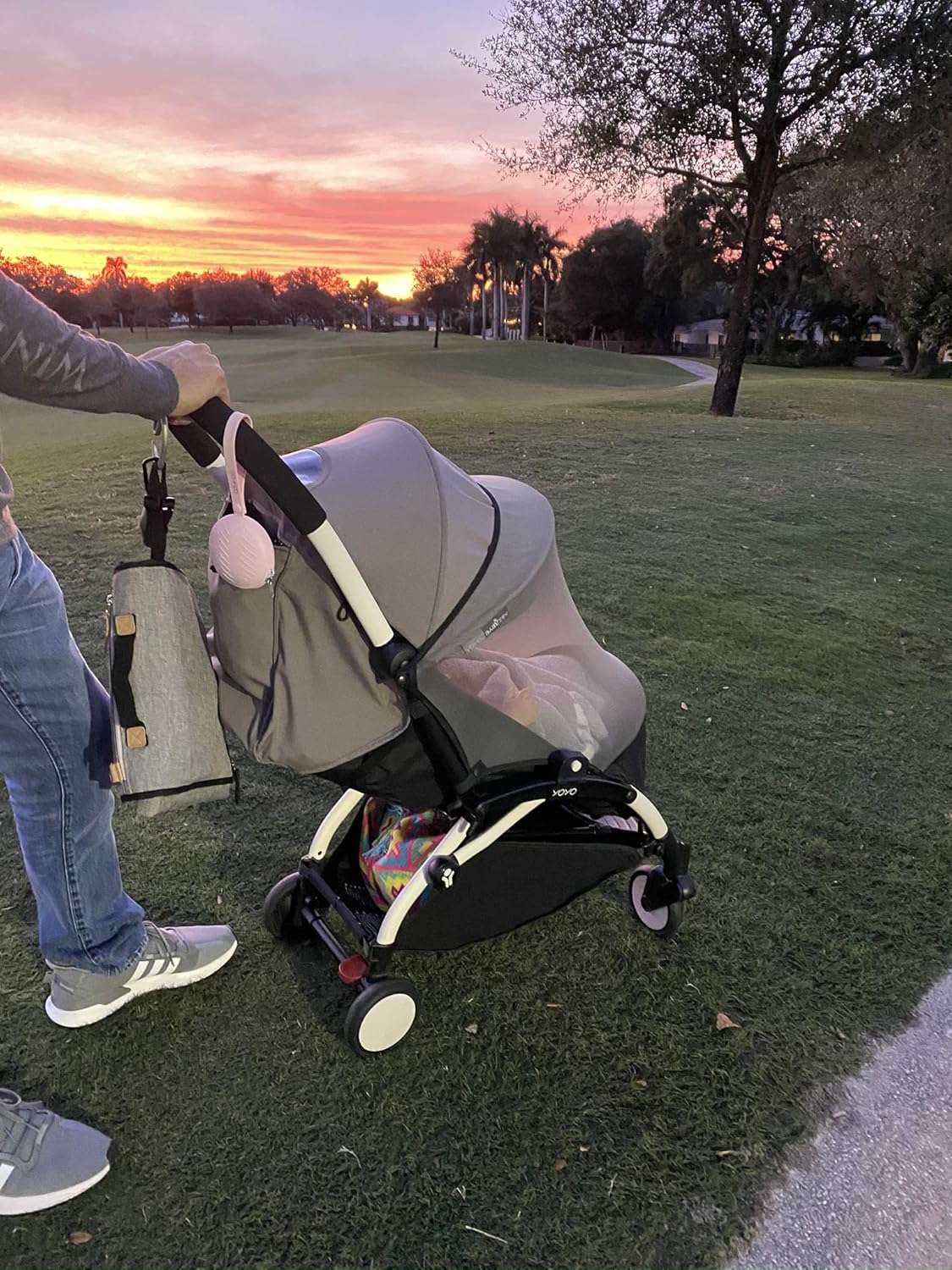 Ali+Oli Pacifier Holder Case (Pure White) Fits Pacifiers & Pacifier Clip | Stroller & Diaper Bag Accessory : Baby