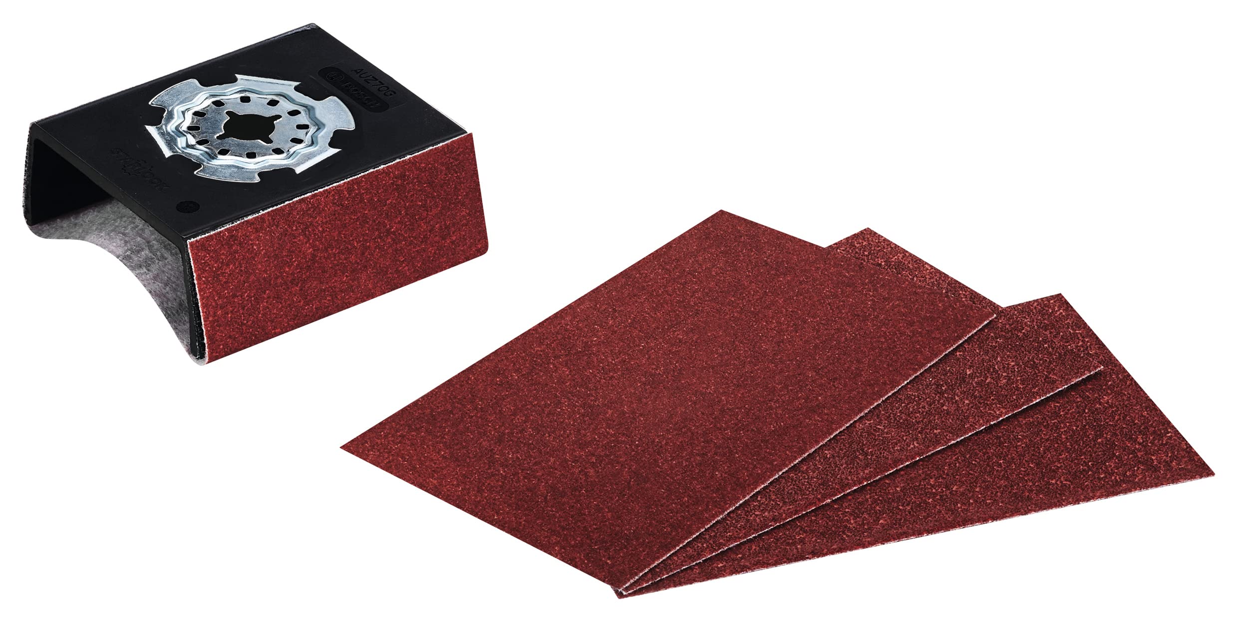 Bosch Accessories Profilschleifer Holz und Farbe für Multifunktionswerkzeuge Starlock (AUZ 70 G) Mehrfarbig