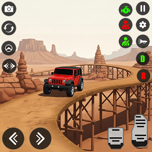 山登りオフロードジープ運転ゲーム - 車の運転