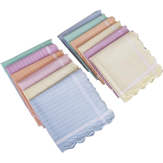 Cotton Essential Handkerchiefs Pack of 12