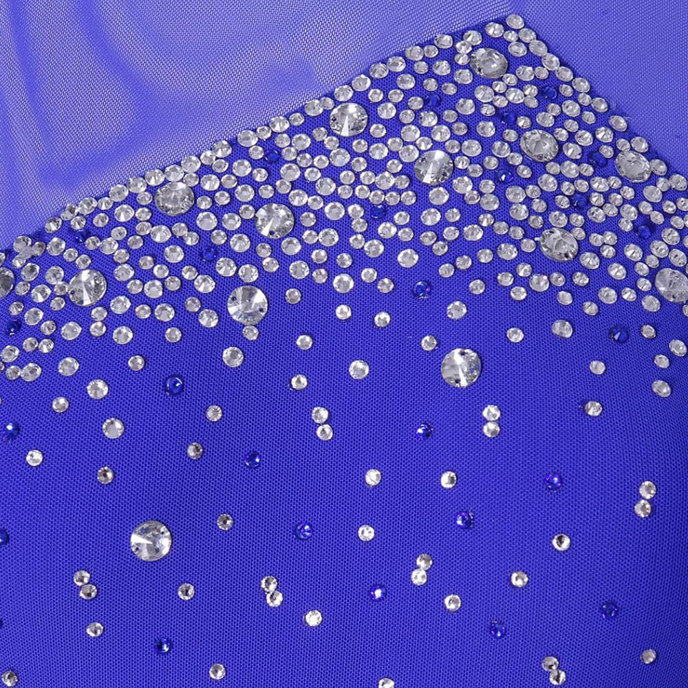 Classic Figure Skating Dress for Ladies Roller Skating Winter Sportswear Professional Ice Skating Competition Costume Crystal/Rhinestone