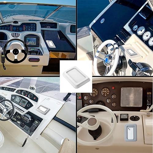 Miniatura 6 de YUSOVE Agujero de teléfono de espuma para barco, accesorio de tablero marino perfecto para consolas centrales de lanchas de pesca, organizador de