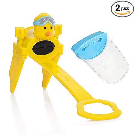 Aqueduck Faucet Handle Extender Set. Connects to Sink Handle and Faucet to Make Washing Hands Fun and Teaches Your Baby or Child Good Habits and Promote Independence to Them.