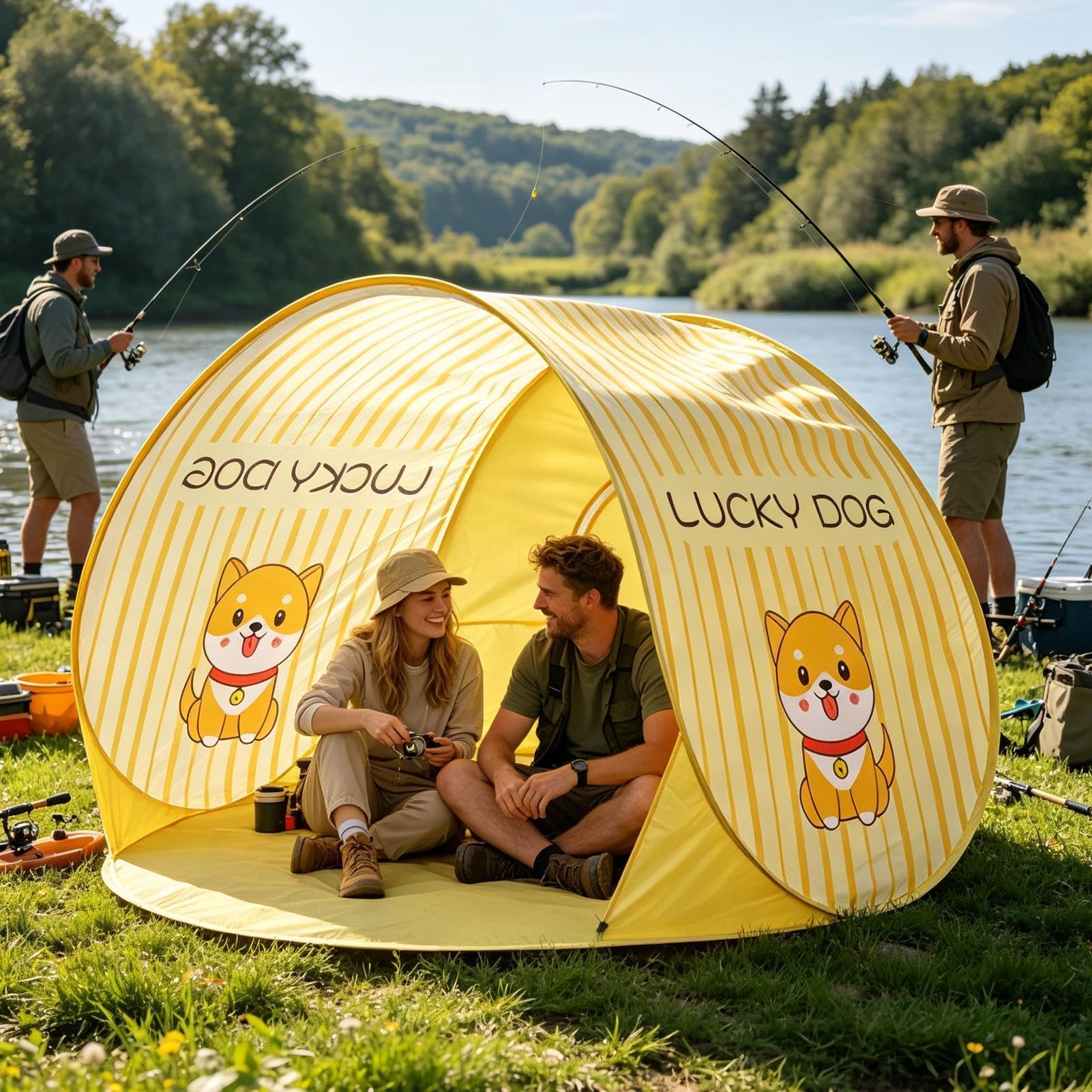 Plażowy Namiot Przeciwsłoneczny Łatwy Montaż Przenośna Ochrona