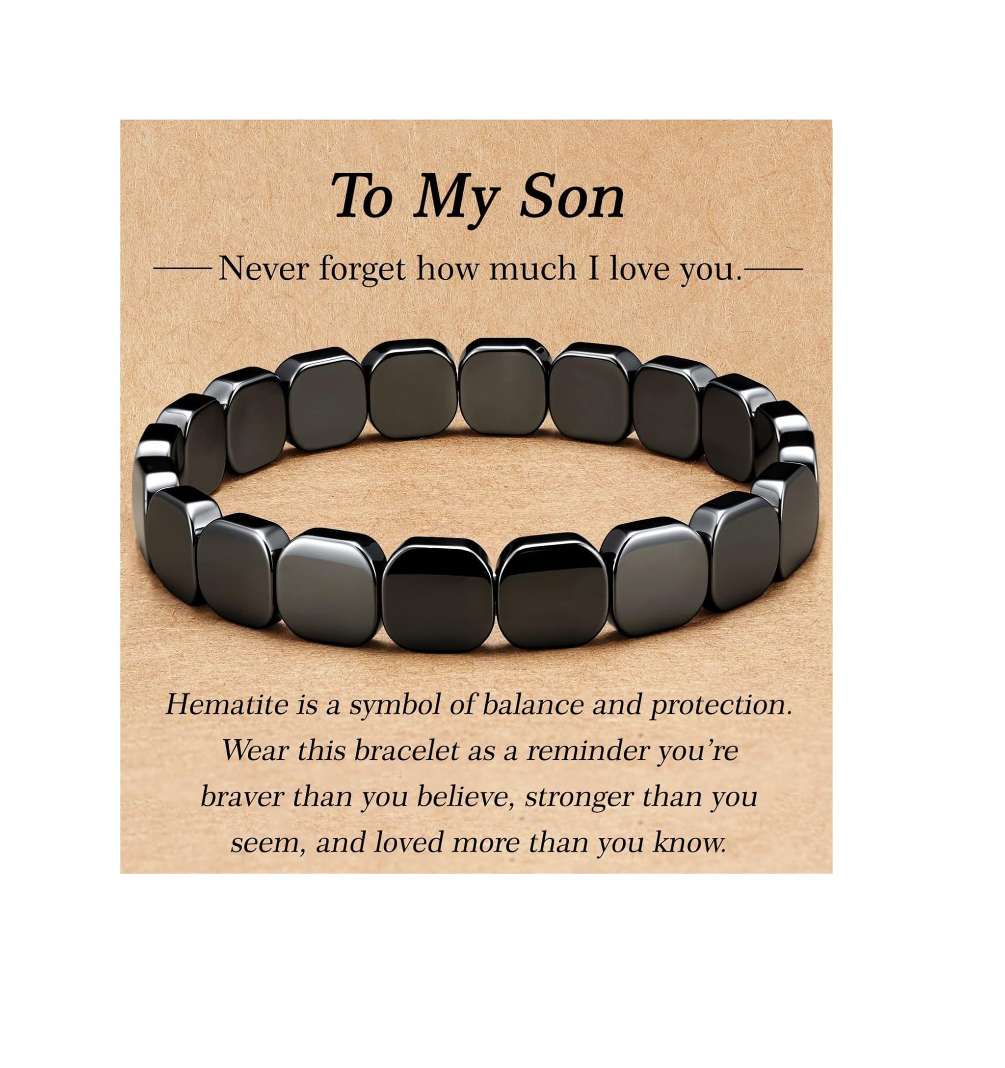 Dczosily Triple Protection Bracelet Natural Tiger's Eye Hematite Agate Stone Bracelet for Men Women Crystal Jewelry Healing Bracelets Bring Luck