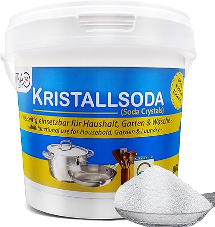 Centra24 Kristallsoda in Eimer, 800g, Waschsoda, Fettentferner, Extra