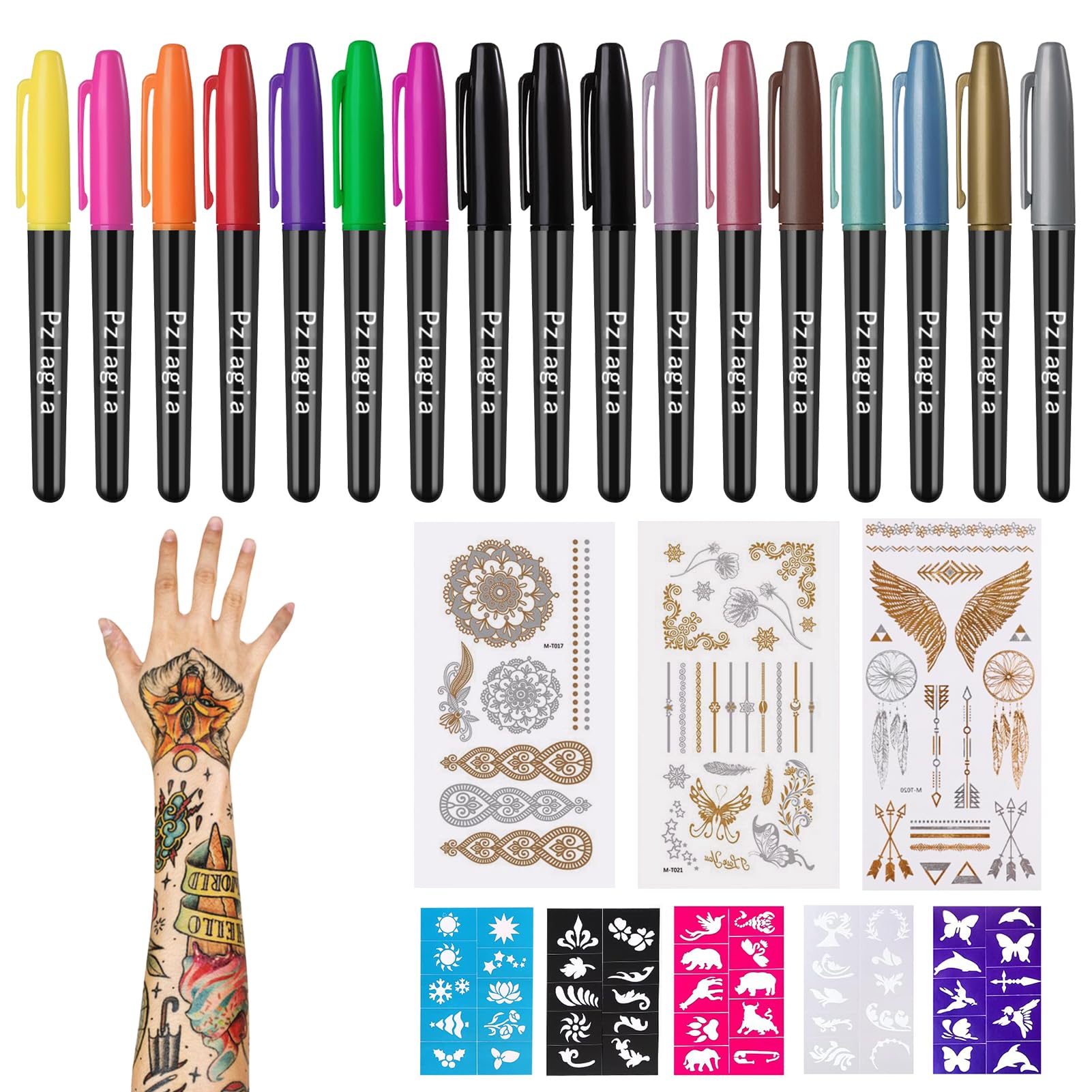 Best Pens For Drawing Tattoos On Skin Temporary Tattoo Markers