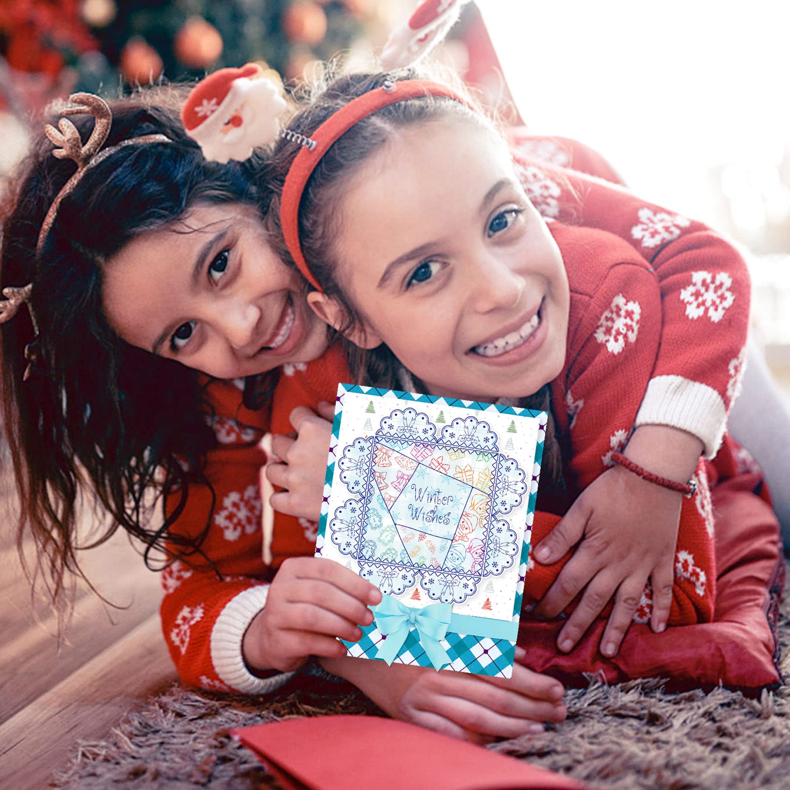 ORIGACH 9 hojas de invierno Navidad sellos transparentes de silicona para hacer tarjetas, decoración y álbumes de recortes de bricolaje