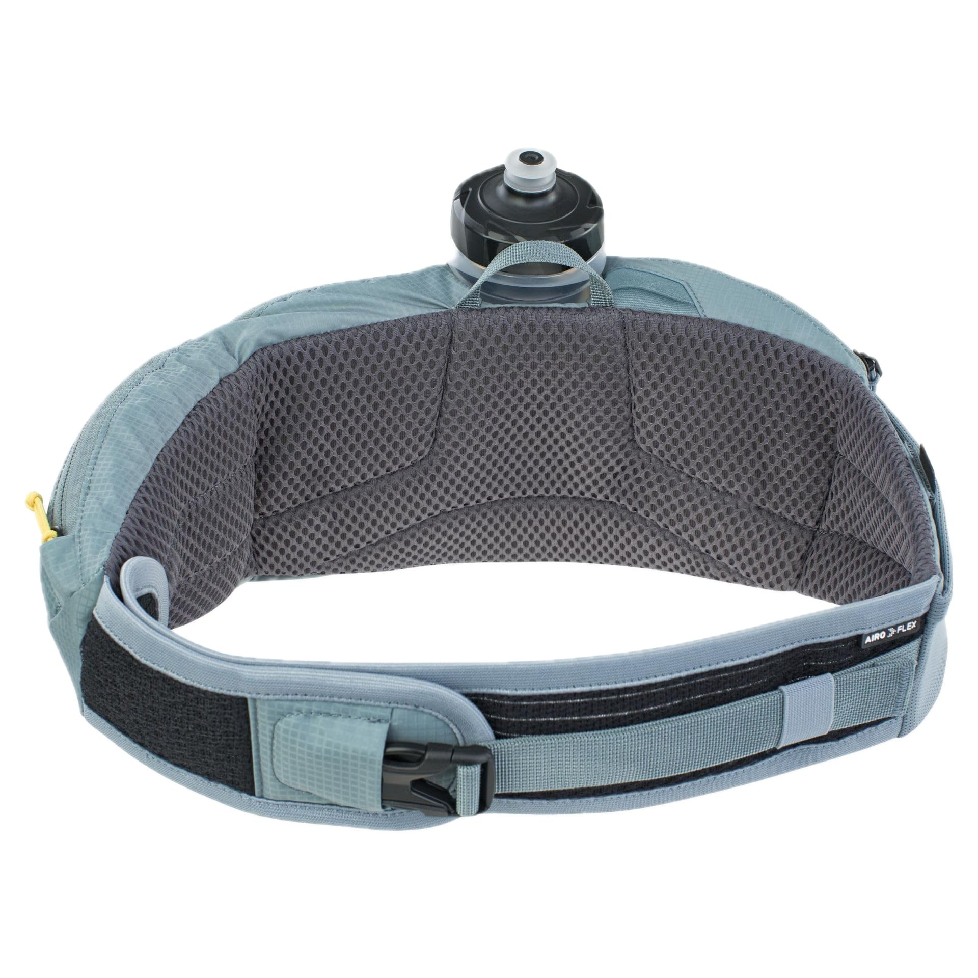 EVOC Hip Pouch Pro Sacoche Ventrale Sacoche Ventrale pour Les randonnées à vélo et Les sentiers (capacité de 1,5l, y Compris 550 ML Drink Bottle, 2 Poches de Ceinture Ventrale), Gris Acier