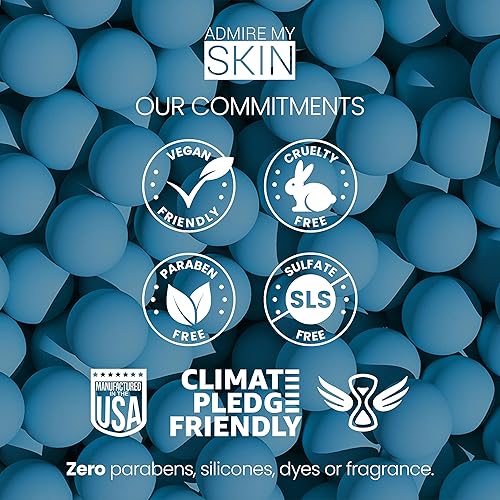 Miniatura 6 de Admire My Skin Suero facial de ácido poliglutámico orgánico - Potente hidratación y antienvejecimiento + ácido hialurónico + propóleos 1 oz