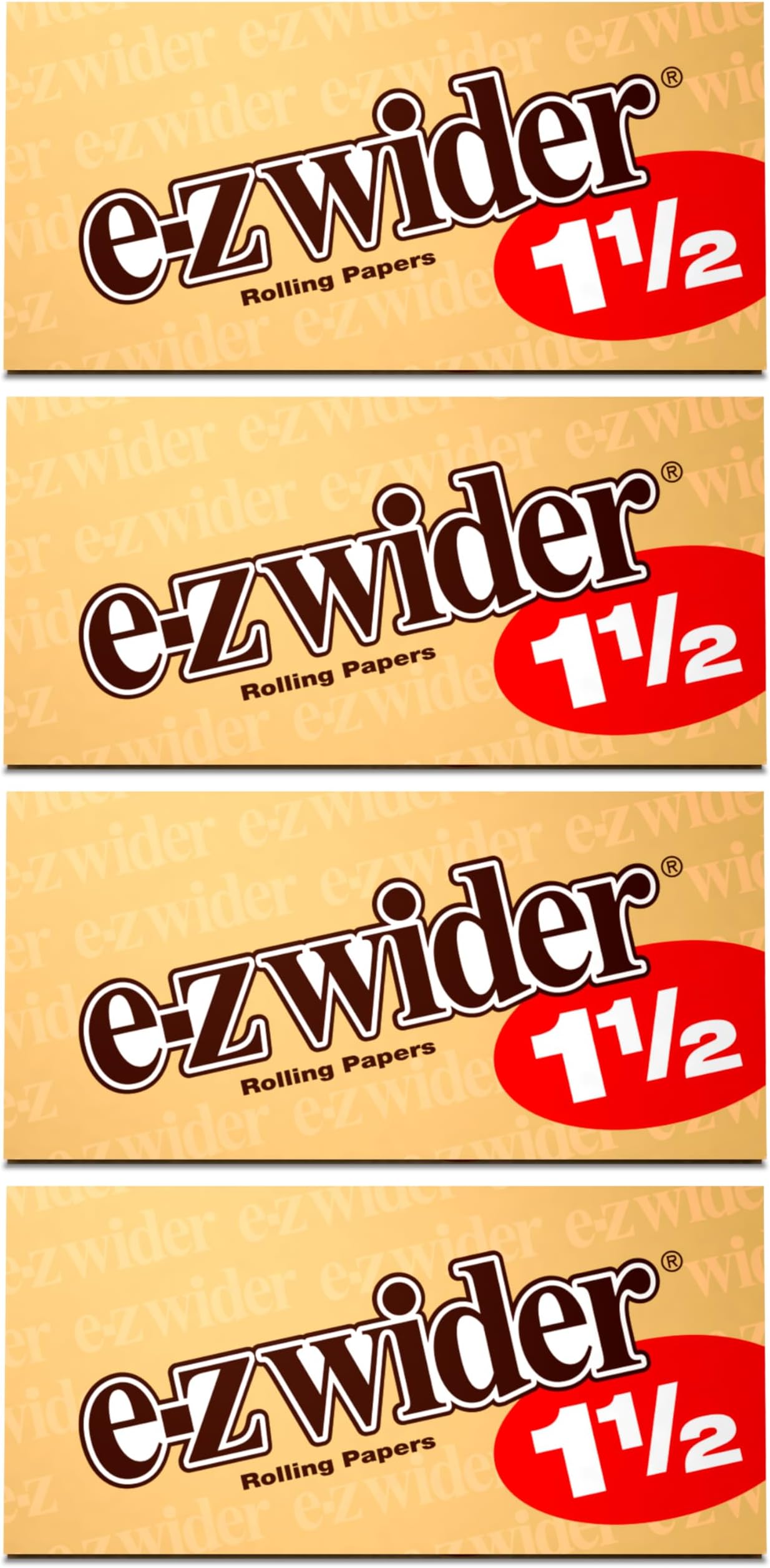 1 1/2" Lights Rolling Papers - 4 Packs with 24 Papers Each