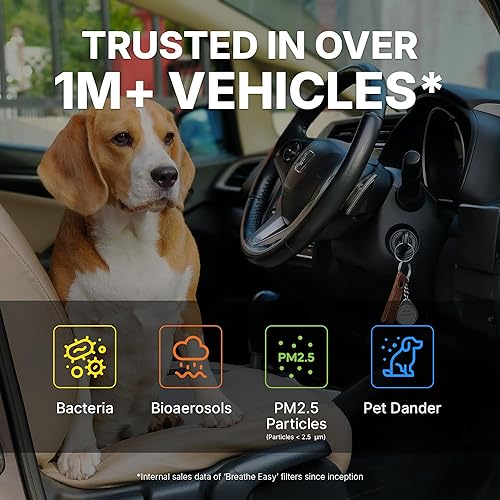 Miniatura 2 de Spearhead Filtro HEPA Breathe Easy Cabina, hasta 99.97% de filtración de partículas de 0.3 micras sin reducción de flujo de aire (BE-182H)