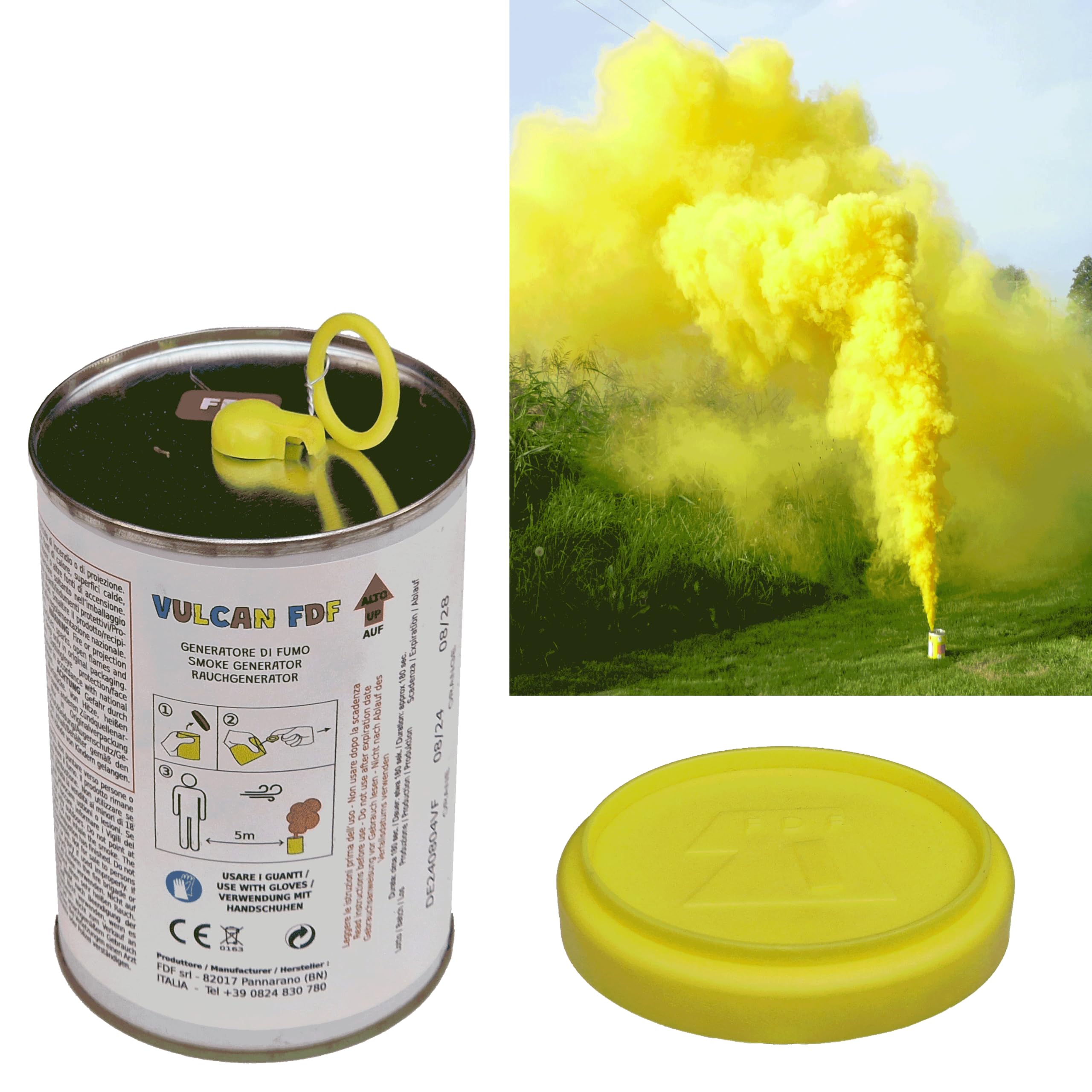 Raucherzeuger Mr. Smoke Typ 4 in Gelb