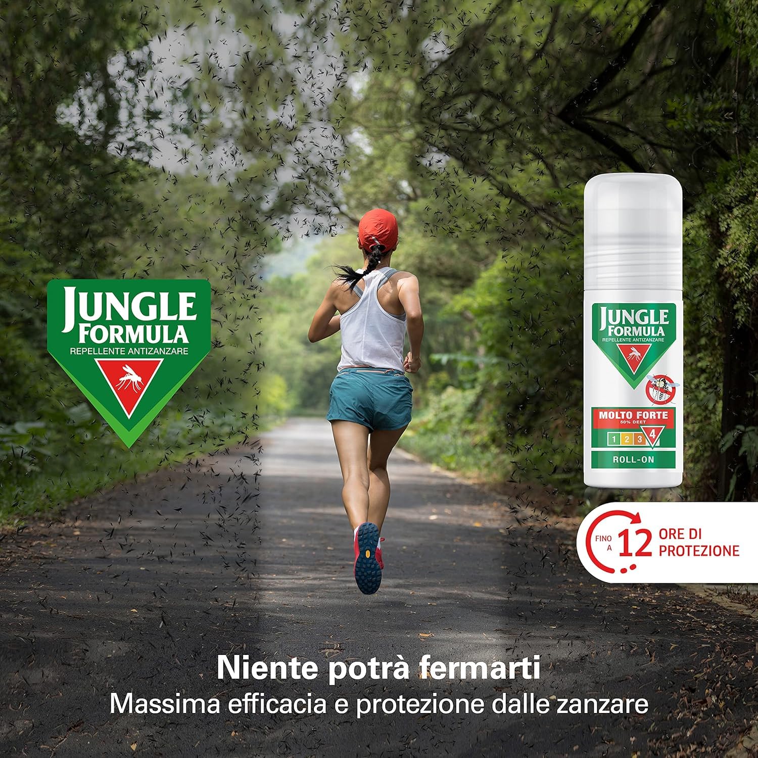 Jungle Formula Molto Forte Pratico Roll-On Repellente Antizanzare 50 ml