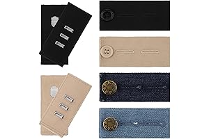 6 Pieces Jean Button Extender: A Tailor-Made Solution for Snug Pants