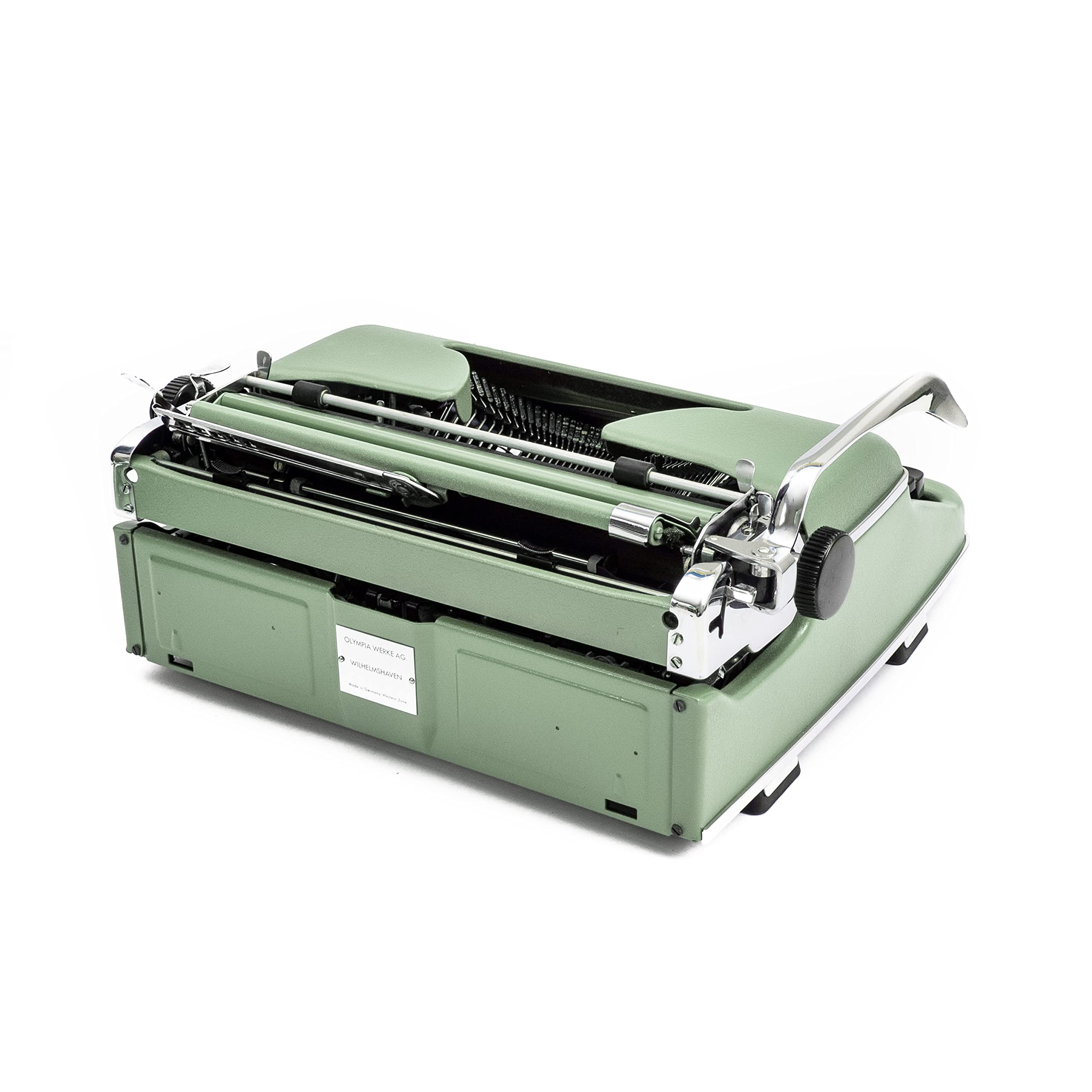 Generisch Mechanische Schreibmaschine pastellgrün - voll funktionsfähige Vintage Schreibmaschine mit neuem Farbband