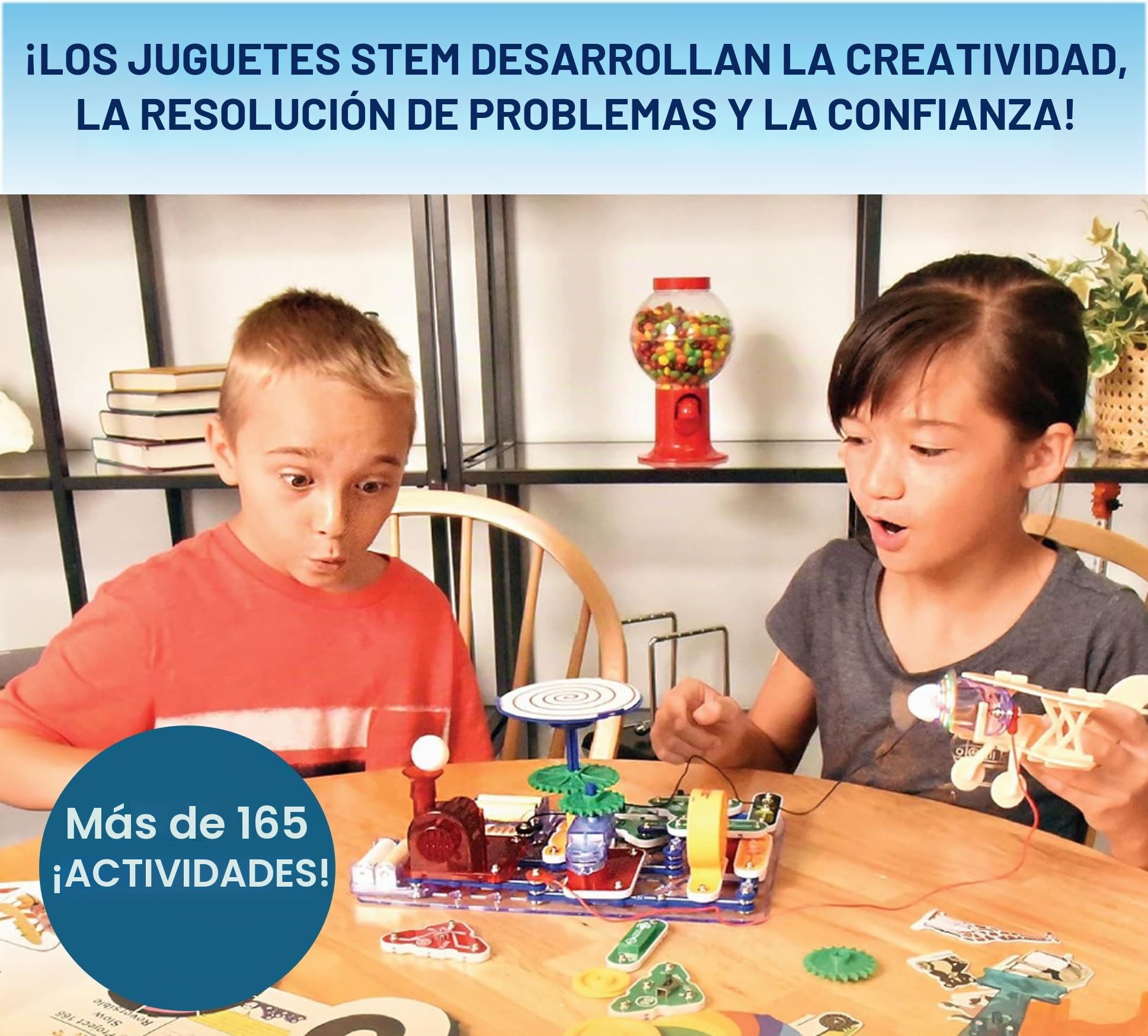 Snap Circuits Movimiento Electronics Kit de Descubrimiento
