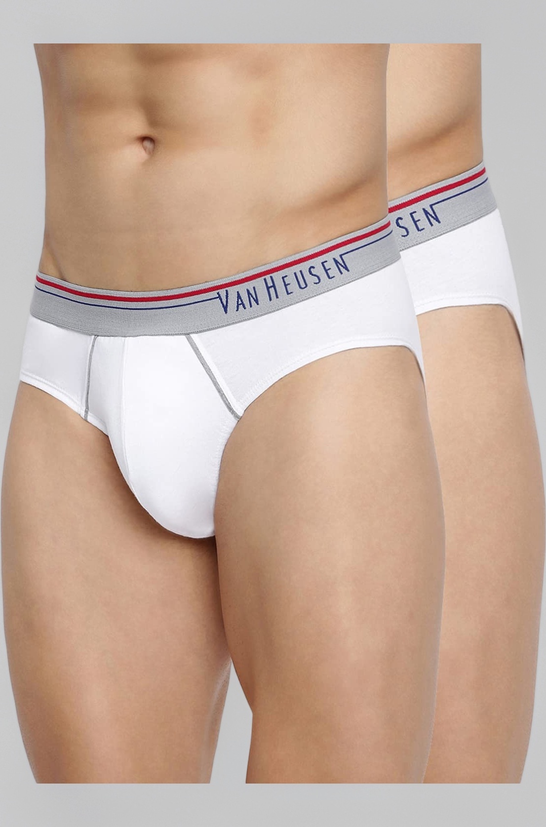 Men's Cotton Solid Anti Bacterial Regular Fit Brief (Pack of 2)