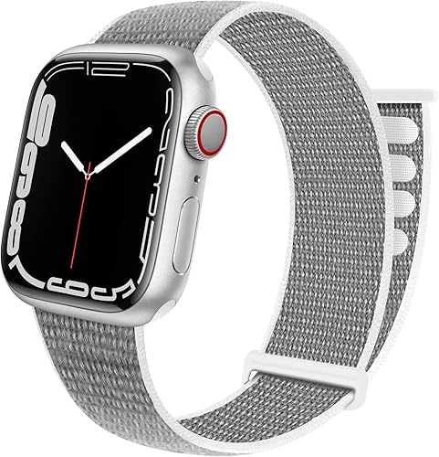 GZ GZHISYCorrea de nailon deportiva de repuesto compatible con Apple Watch Band de 38 mm40 mm41 mm42 mm44 mm45 mm49 mm, series Ultra876SE54321,