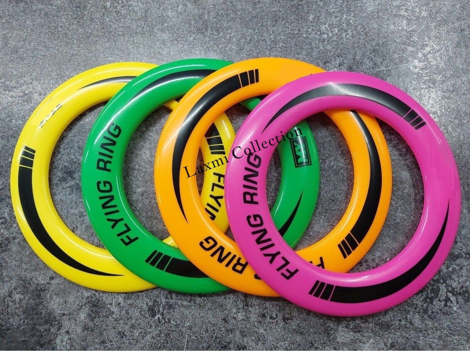 Laxmi Collection 3 Pcs Flying Ring Frisbee for Kids Boys Girls Birthday Return Gifts in Bulk Flyer Disc Toys Multicolor (Pack of 3)