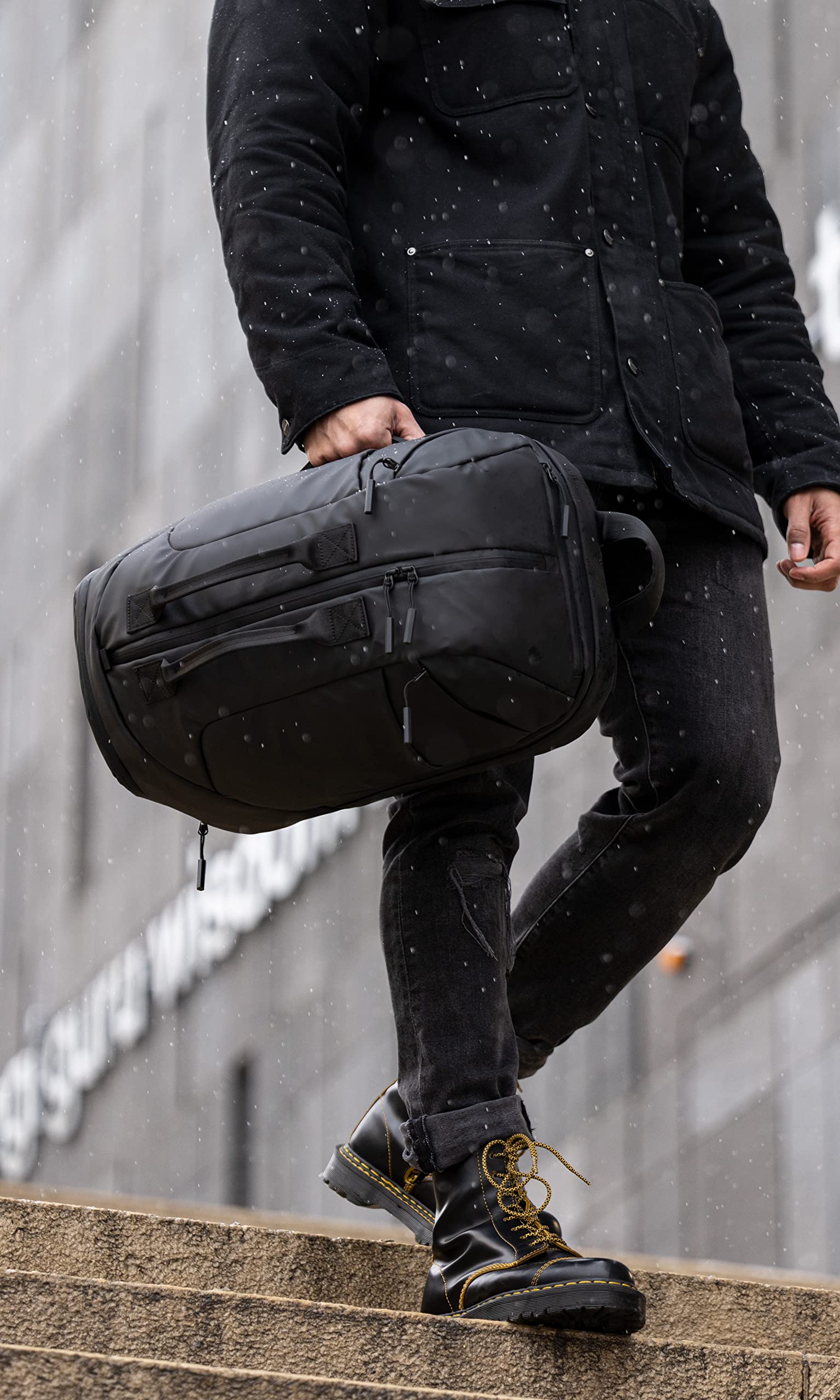 Fitgriff® Torba sportowa z funkcją plecaka – plecak z kieszenią na buty i kieszenią na laptopa – dla mężczyzn i kobiet – do uprawiania sportu, fitnessu i podróży – torba treningowa, torba