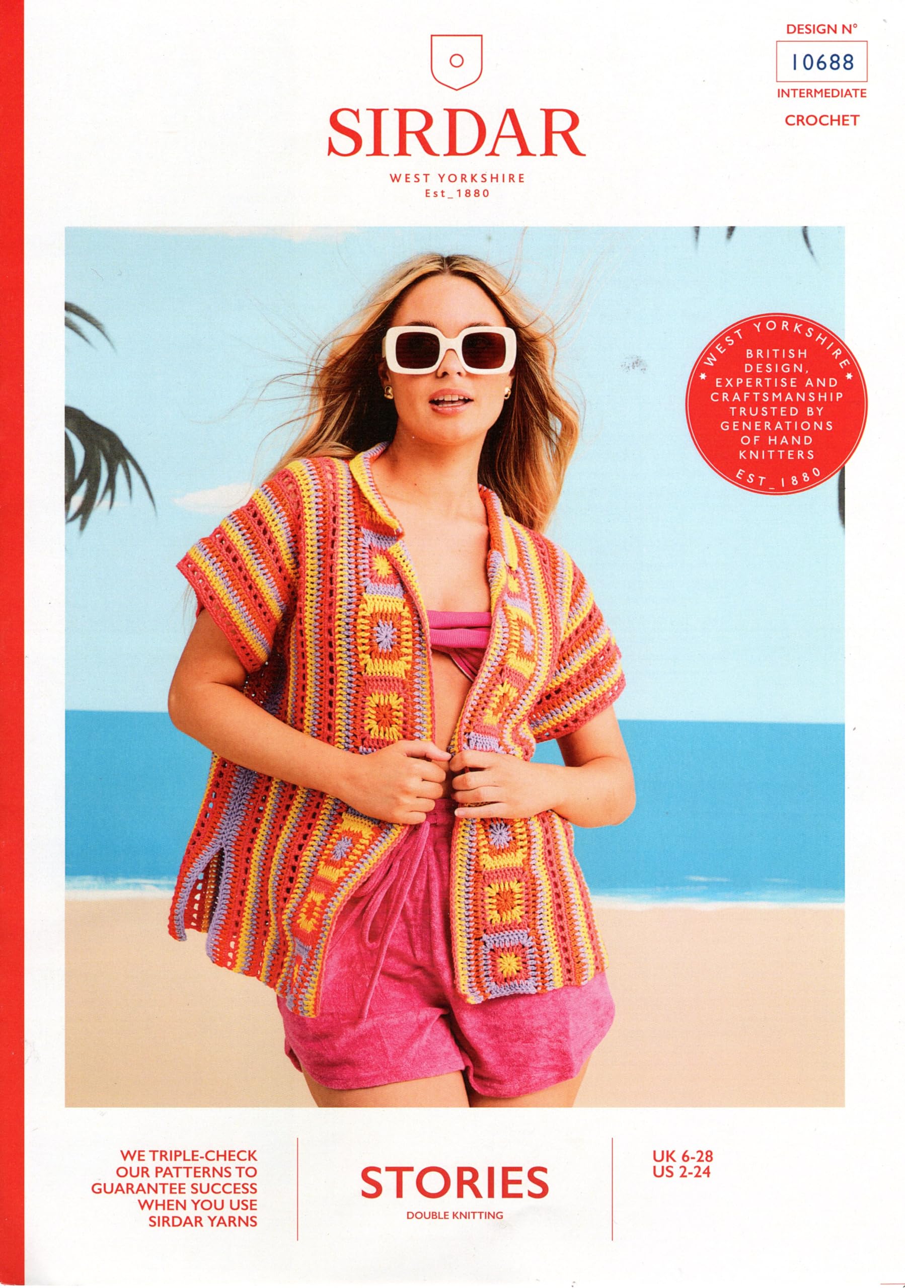 Sirdar Stories DK Crochet Pattern - 10688 Beach Shirt