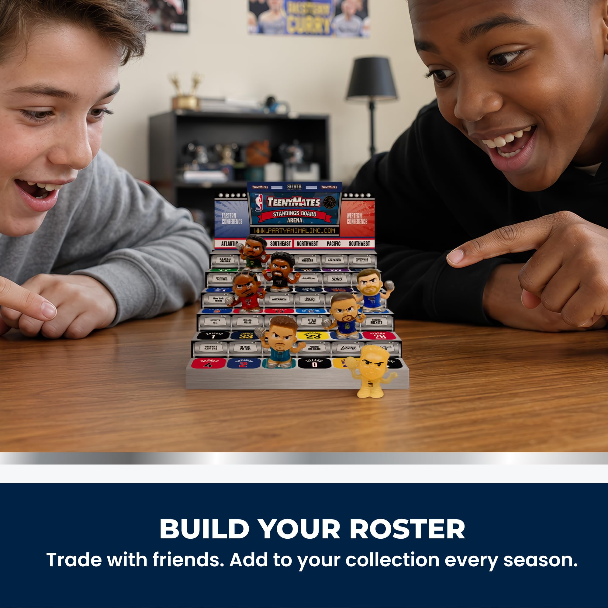 Amazon.com: TeenyMates NBA Basketball Action Figures Gift Set