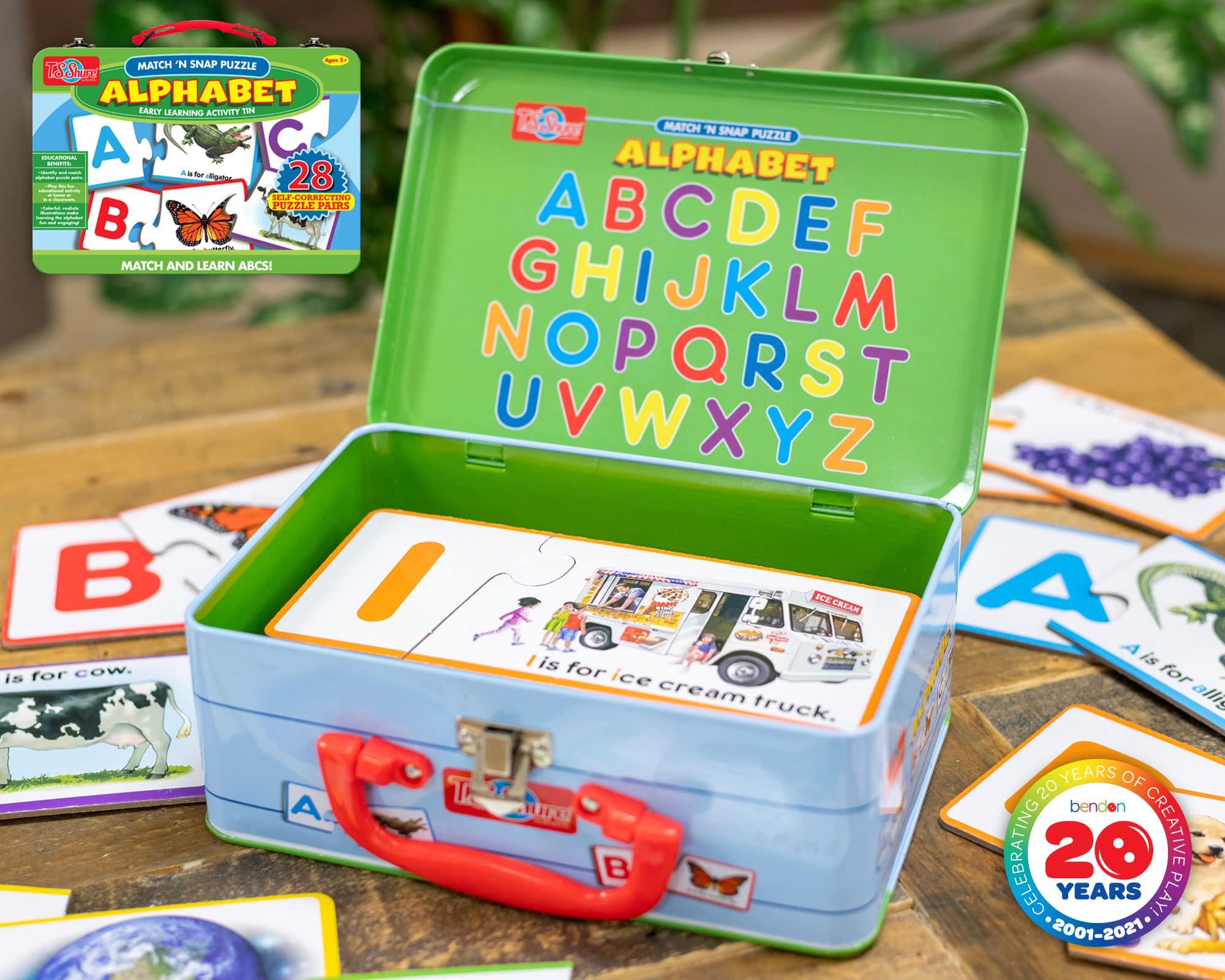 Amazon.com: TS Shure by Bendon Alphabet Letters 28-Piece Matching