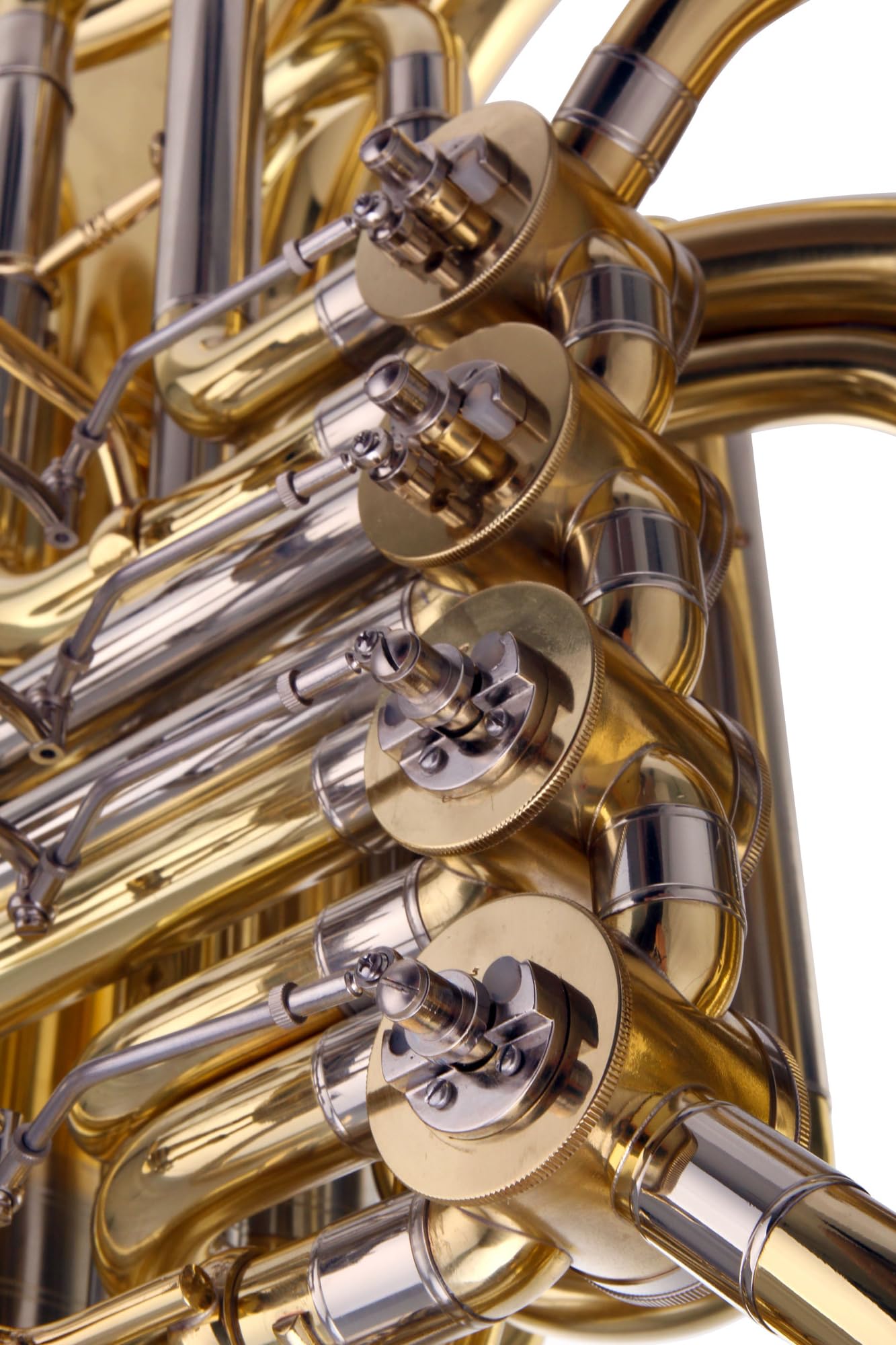 Classic Cantabile Brass T-310 Tuba (Campana: 425mm, Diametro 19mm, incl. Bocchino e Custodia ABS)