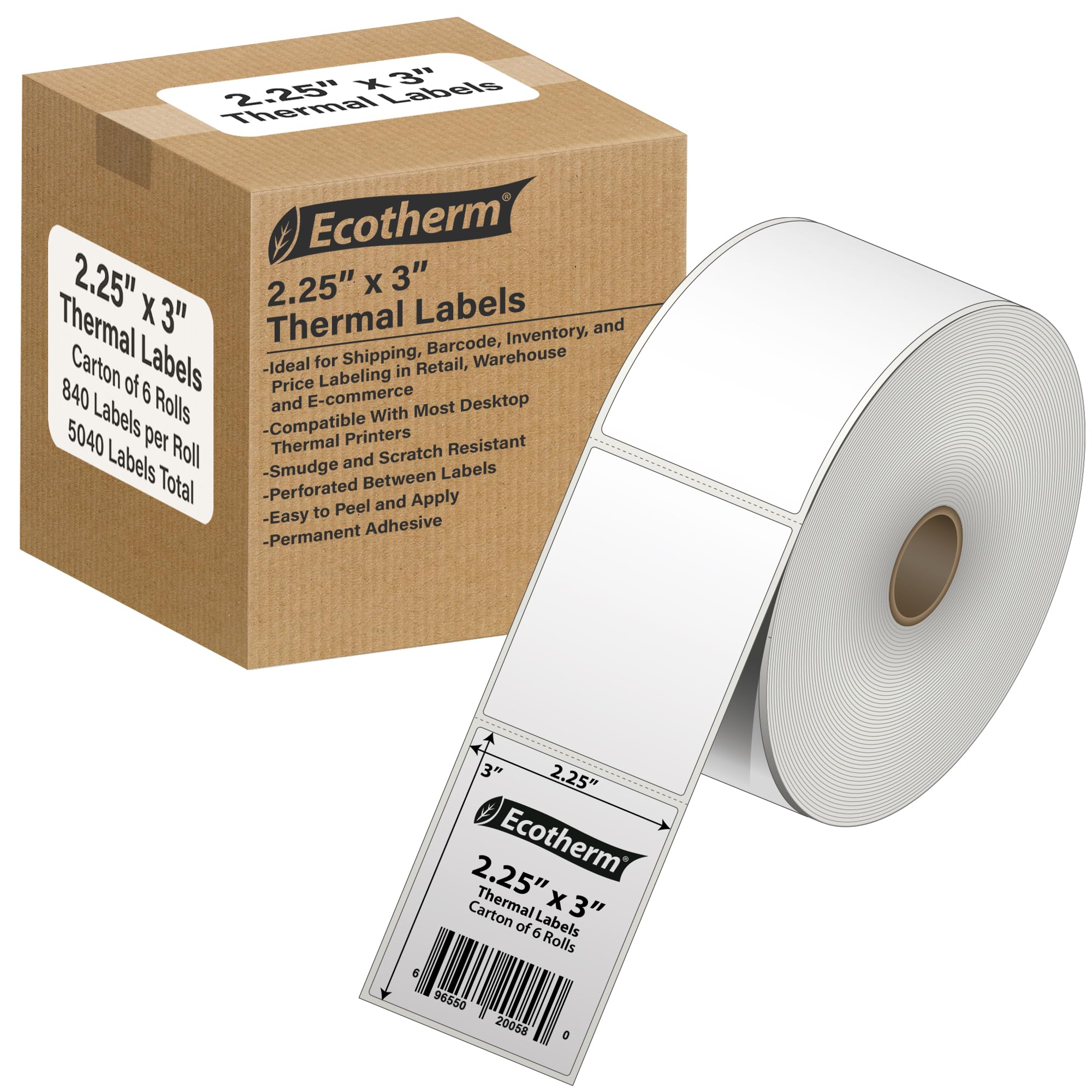 Etichette Termiche 80x80mm - 5 Rotoli Per Stampanti Zebra, Etichette Indirizzi E Spedizioni - Foto 6