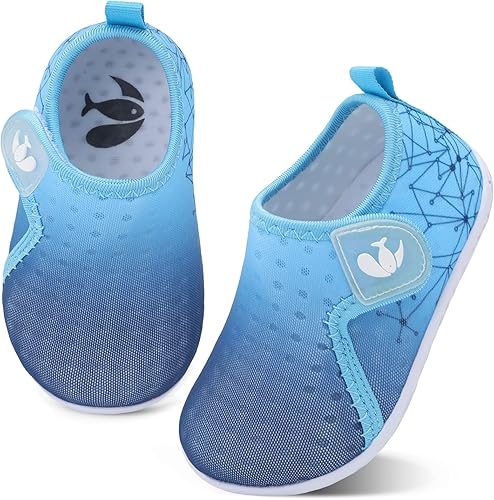 FEETCITY - Zapatos deportivos acuáticos para bebés, niños y niñas, zapatos de agua de secado rápido para playa y piscina