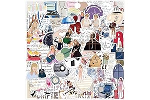 DIY 100 PCS Taylor Swift Songs Lyrics Stickers for Laptop, Water Bottles,...