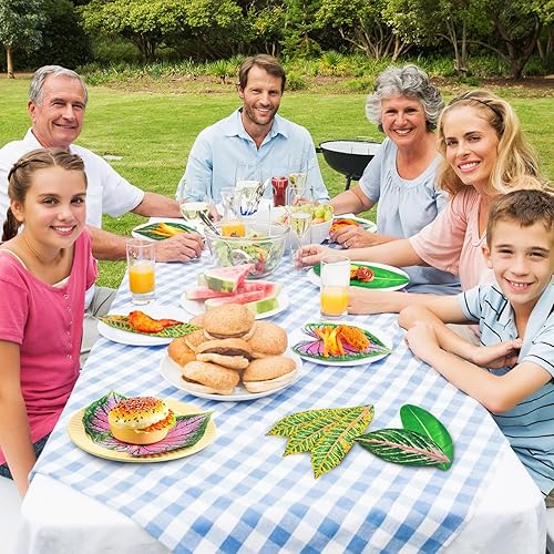 Miniatura 7 de 100 hojas de papel pergamino tropical de 8.7 pulgadas, hojas decorativas de pergamino de queso de doble cara, papel de tablero de charcutería para