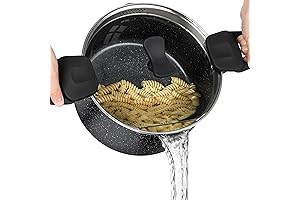 MICHELANGELO Pasta Pot with Strainer Lid