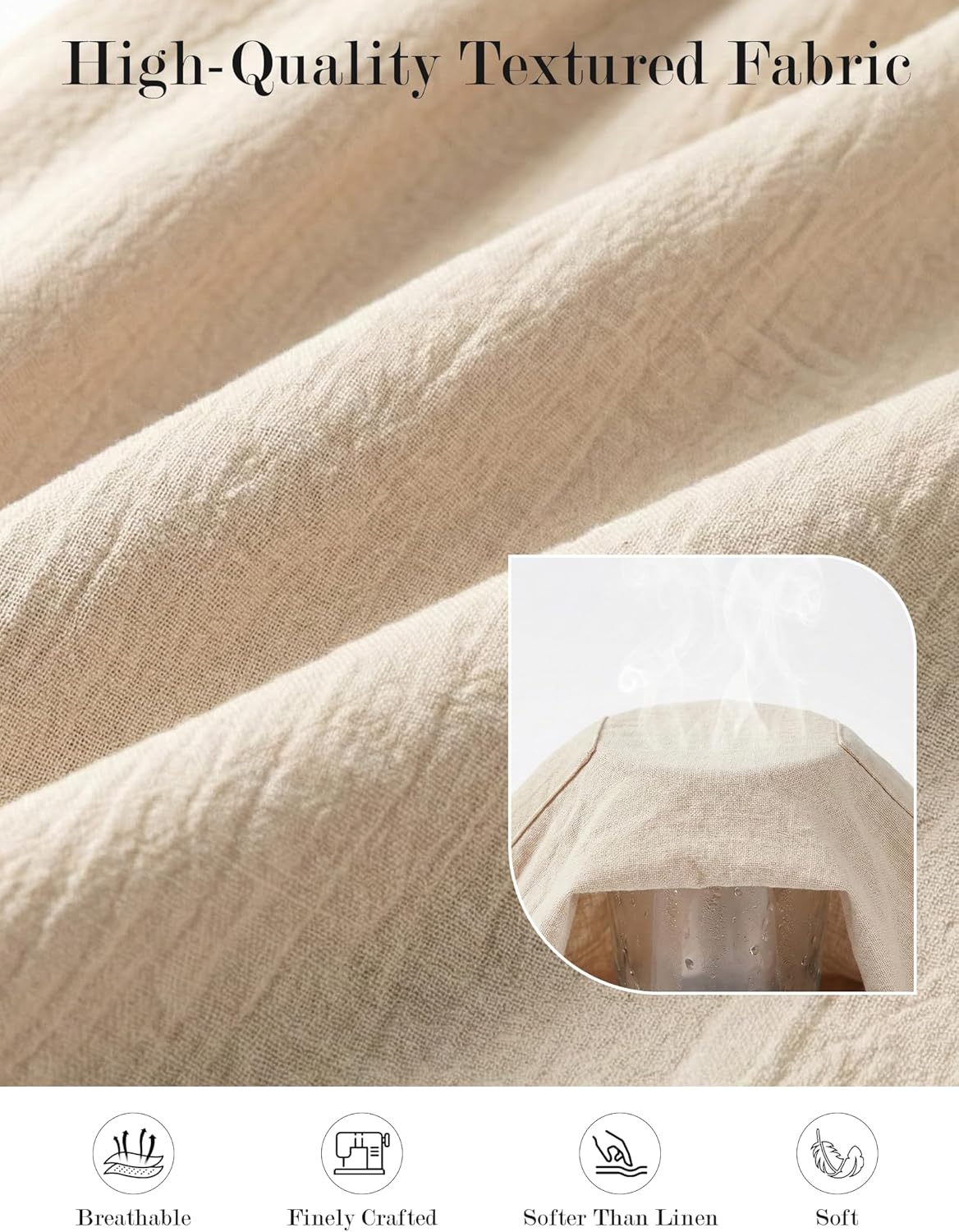 Womens Flowy Wide Leg Pants, 2026 Summer Beach Pants High Waist Drawstring Trousers Travel Vacation Outfits - Image 5