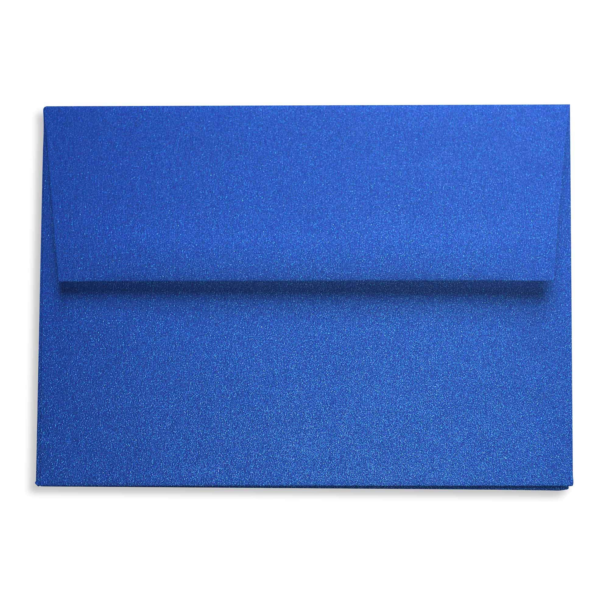 Electric Blue Envelopes - A6 Curious Metallics 4 3/4 x 6 1/2 Straight Flap 80T, 25 Pack