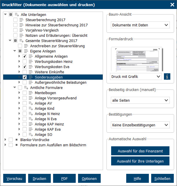 SteuerSparErklärung 2018 für Selbstständige (für Steuerjahr 2017) [Download]