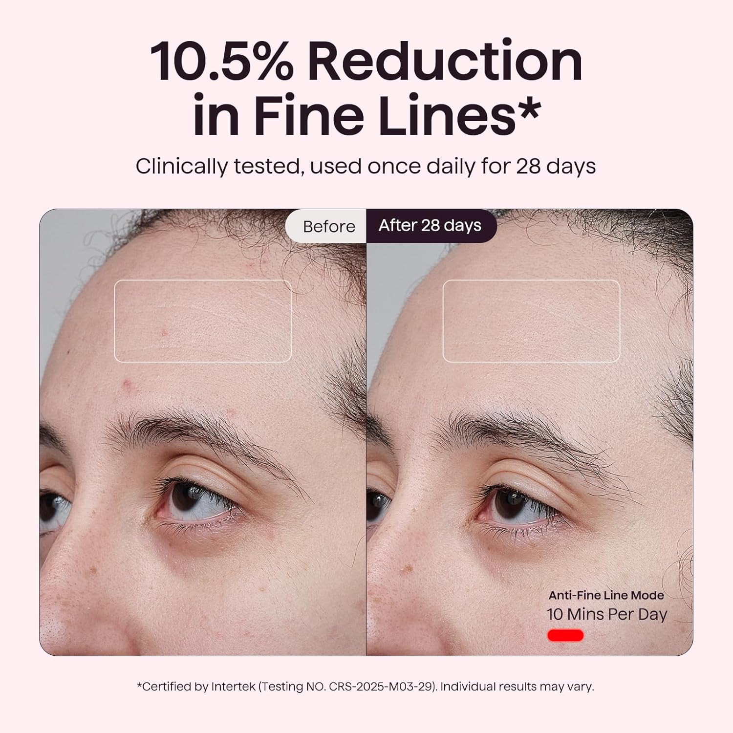 wavytalk Red Light Therapy Mask for Face, Glow Time LED Face Mask Light Therapy for Anti-Fine Line, Acne Treatment, and Skin Rejuvenation with Red, Near-Infrared Light, Blue and Amber Light Therapy - Image 3