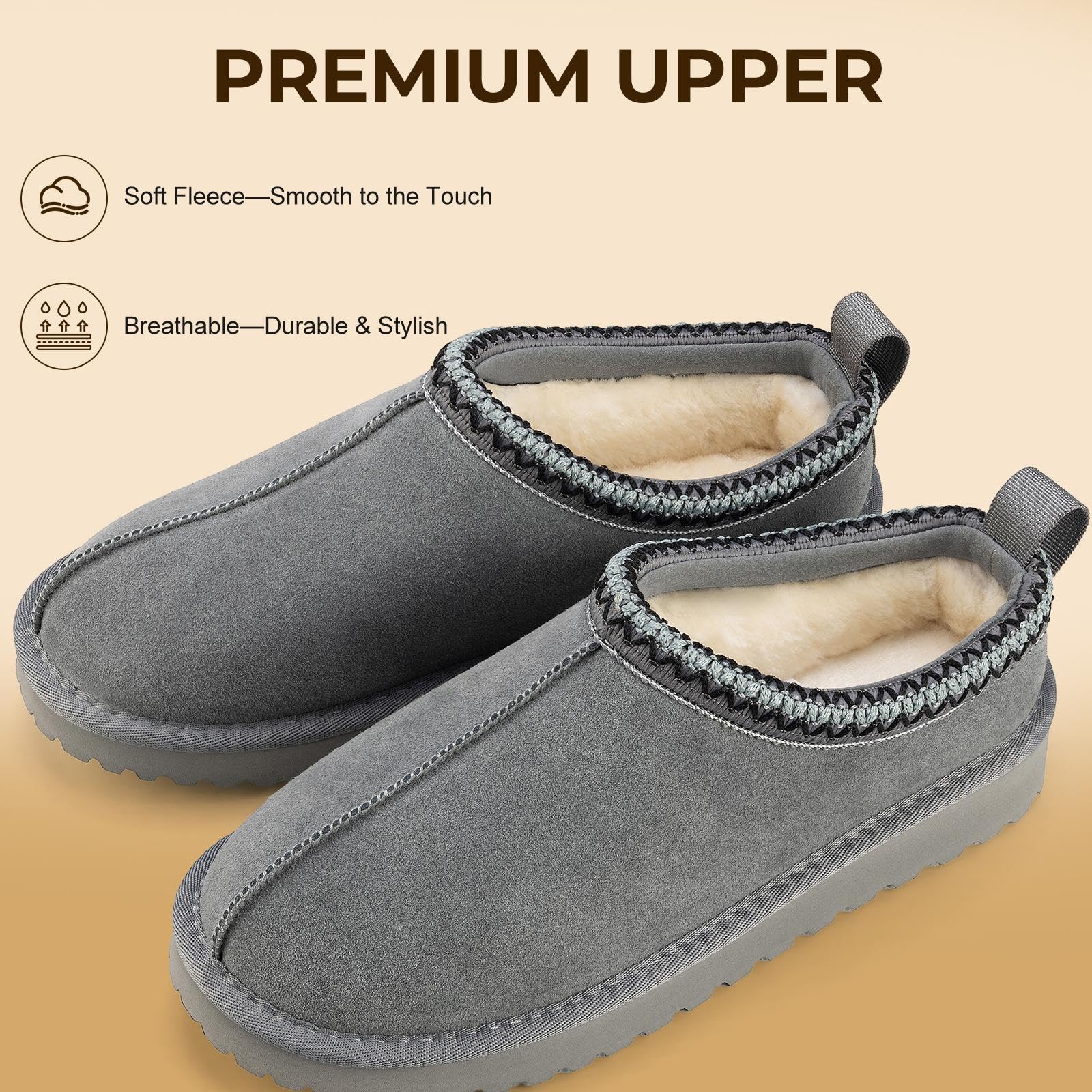 Mishansha Pantofole Donna Invernali Ciabatte Pelose Inverno Scarpe Casa - Esterno e Interno,36-43